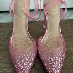 Women Aldo x Disney Glass Slipper Pump -Light Pink US7|37.5